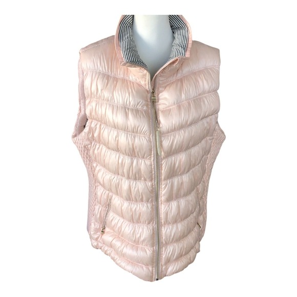 Calvin‎ Klein Pink Quilted Lightweight Full zipper Cozy Snow Premium Down 3X - Picture 1 of 16